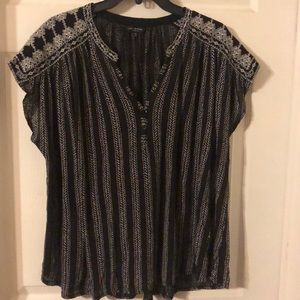 Lucky Brand Short Sleeve blouse